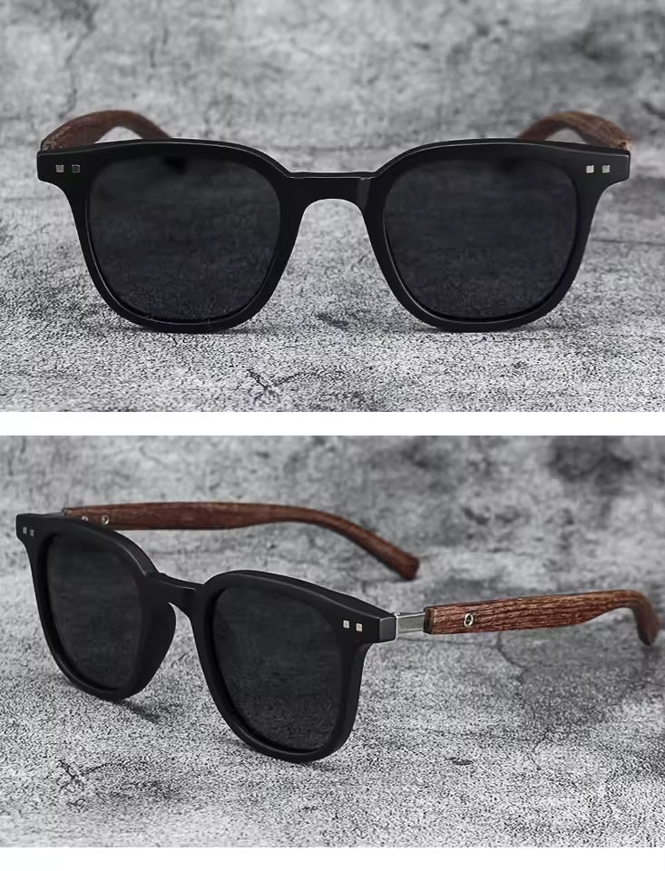 Ray Wood Sunglasses Black