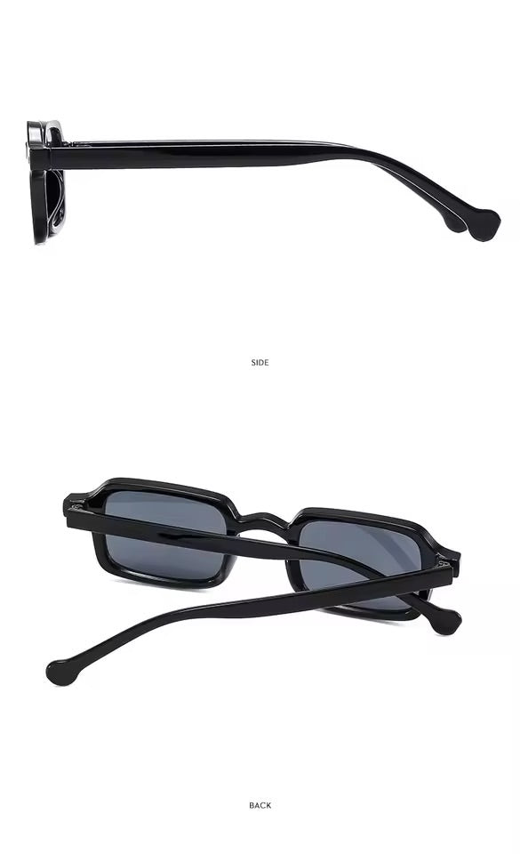 Mimi Square Mini Sunglasses Black
