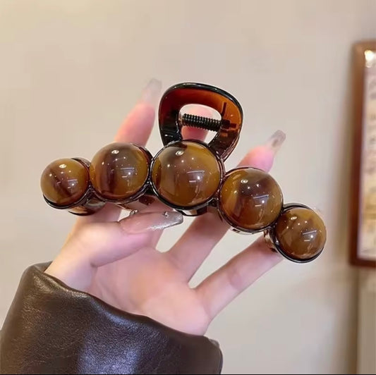 Beaded Chunky Hair Clamp