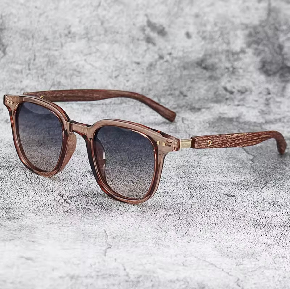 Ray Wood Sunglasses Tan