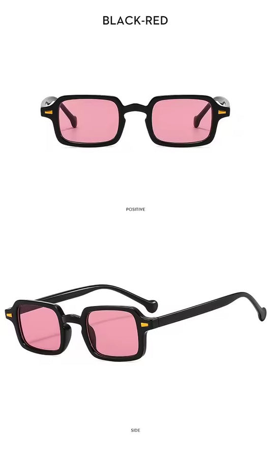 Mimi Square Mini Sunglasses Pink Black