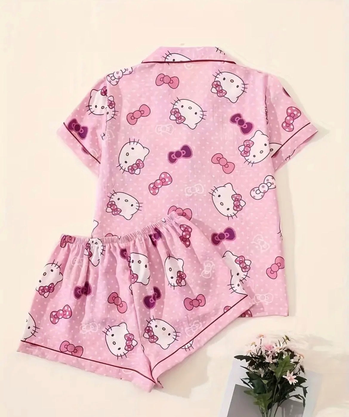 Hello Kitty Pink Short Pj’s