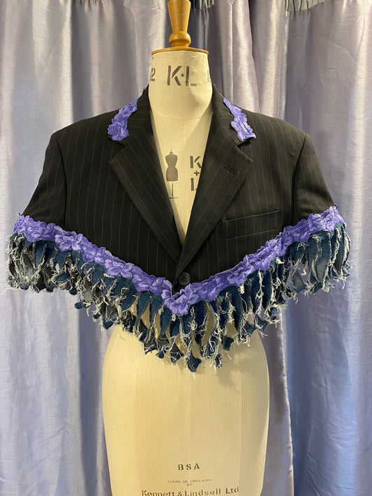 Purple Lace Cape
