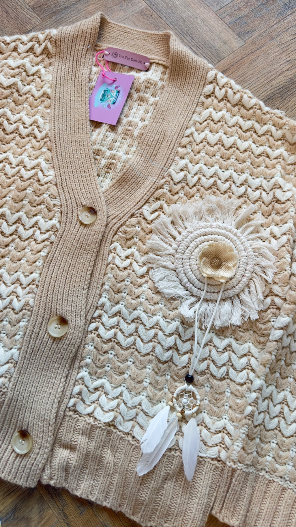 Reworked Boho Cardi☁️