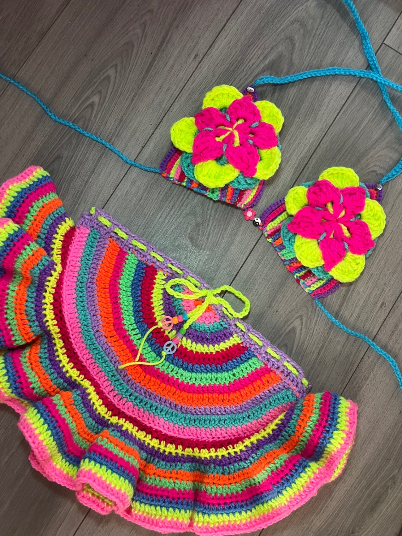Crochet skirt S/M - THE MAGIC LABEL