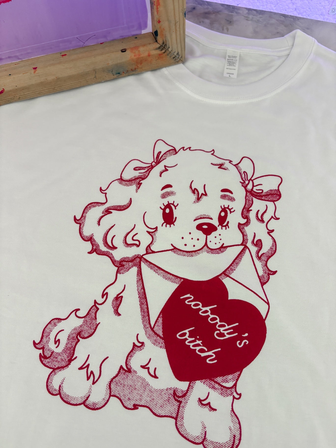 Nobody's Bitch Dog T-Shirt - SMALL