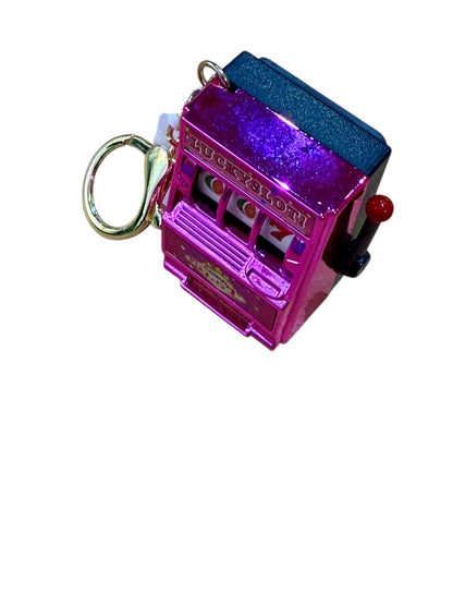 Pink Lucky Fruit Machine Key Chain