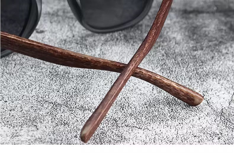 Ray Wood Sunglasses Matte Grey