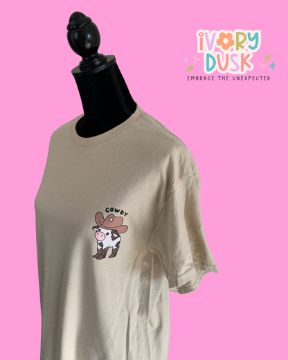 Cowdy tshirt size L