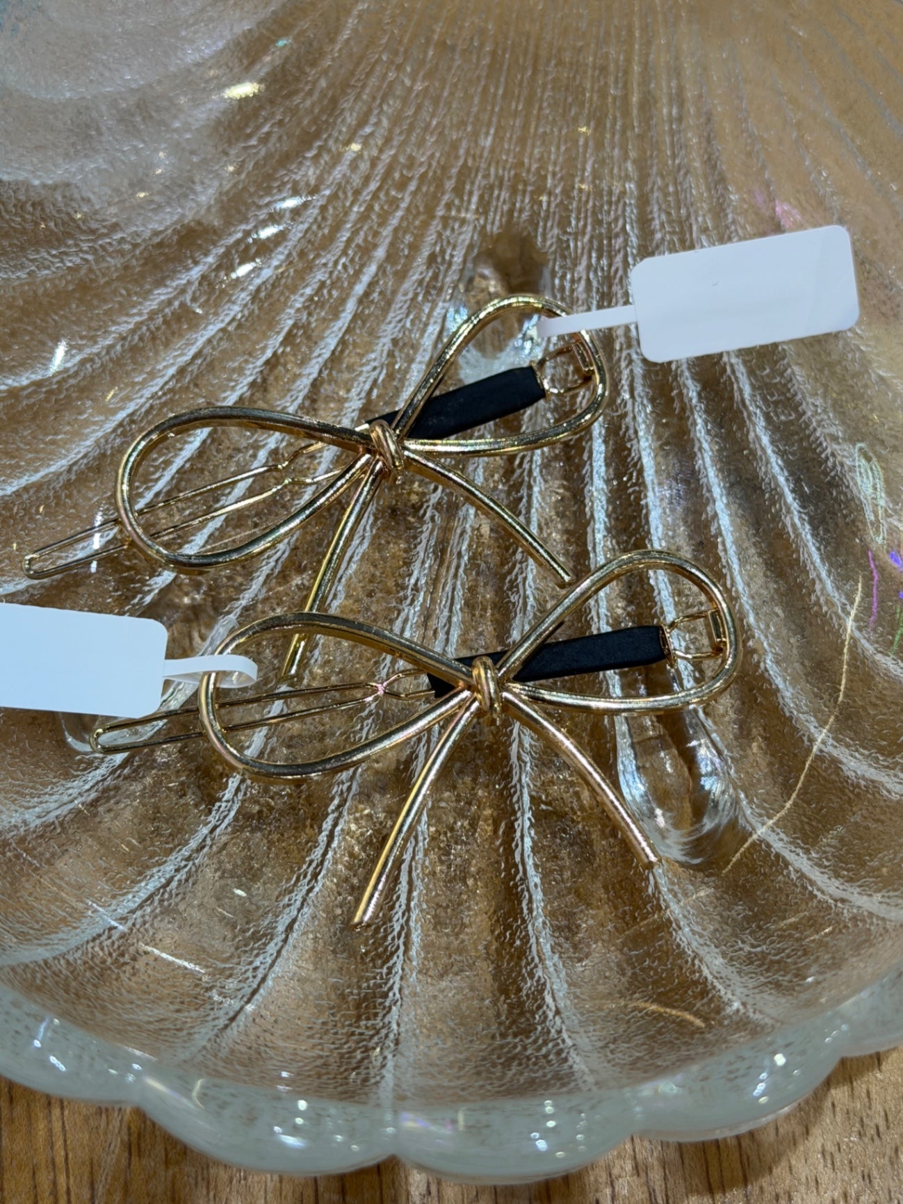Gold Bow Hair Clip