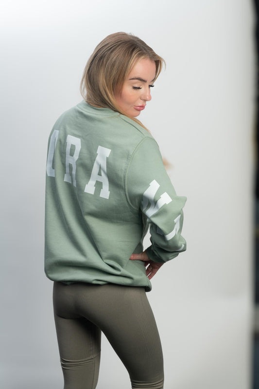 Oversized Sage green Caloranti Jumper
