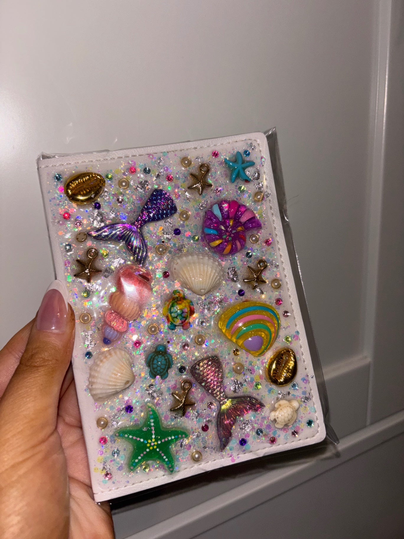 Rainbow sea passport cover 🌈✨
