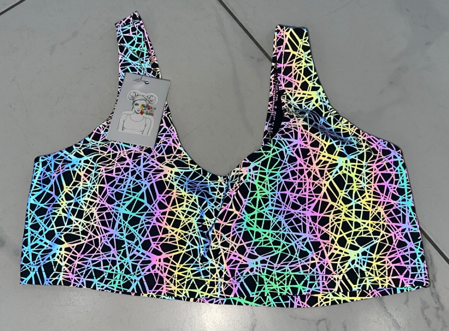 Graffiti crop top bikini 2xl (16)