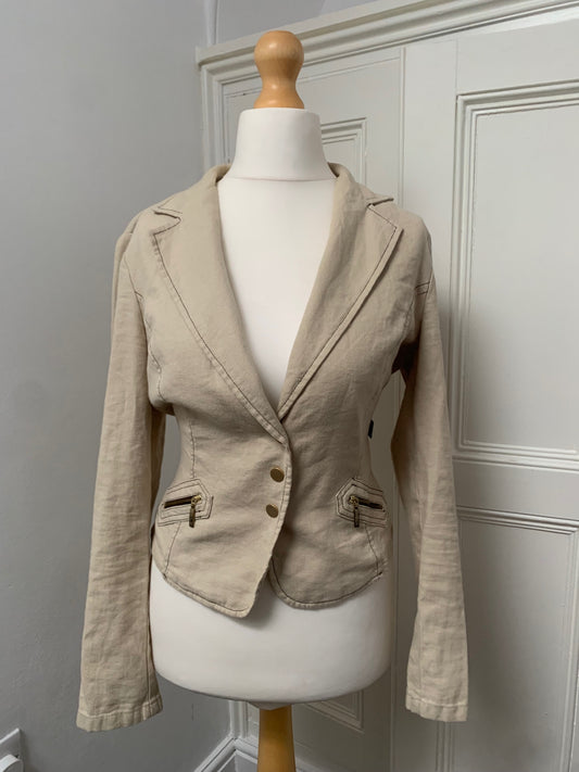 cream blazer jacket