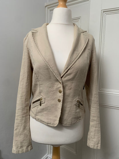 cream blazer jacket