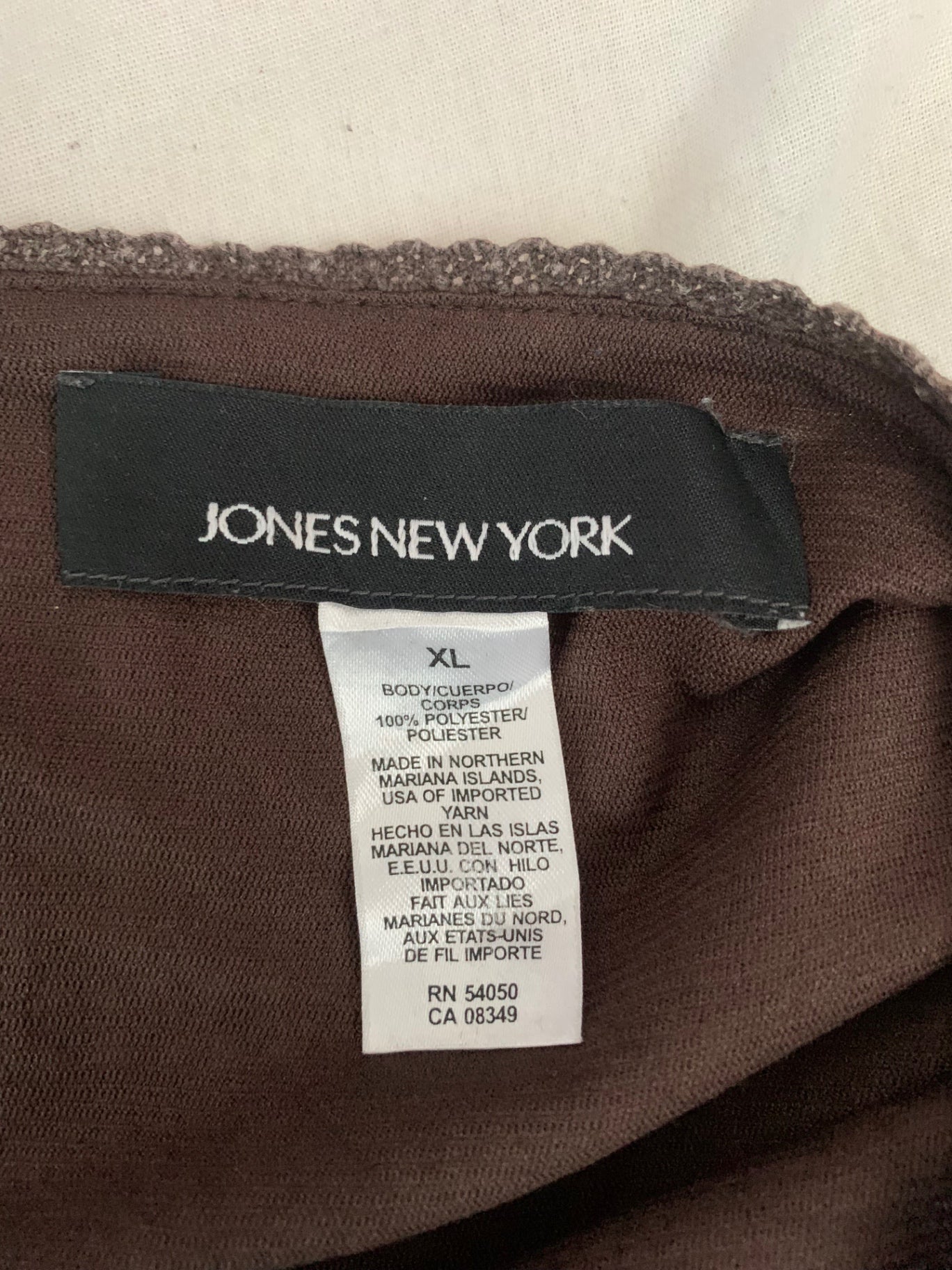 vintage brown button top