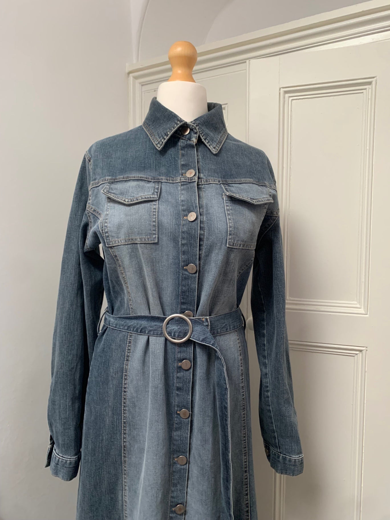 vintage italian denim dress 