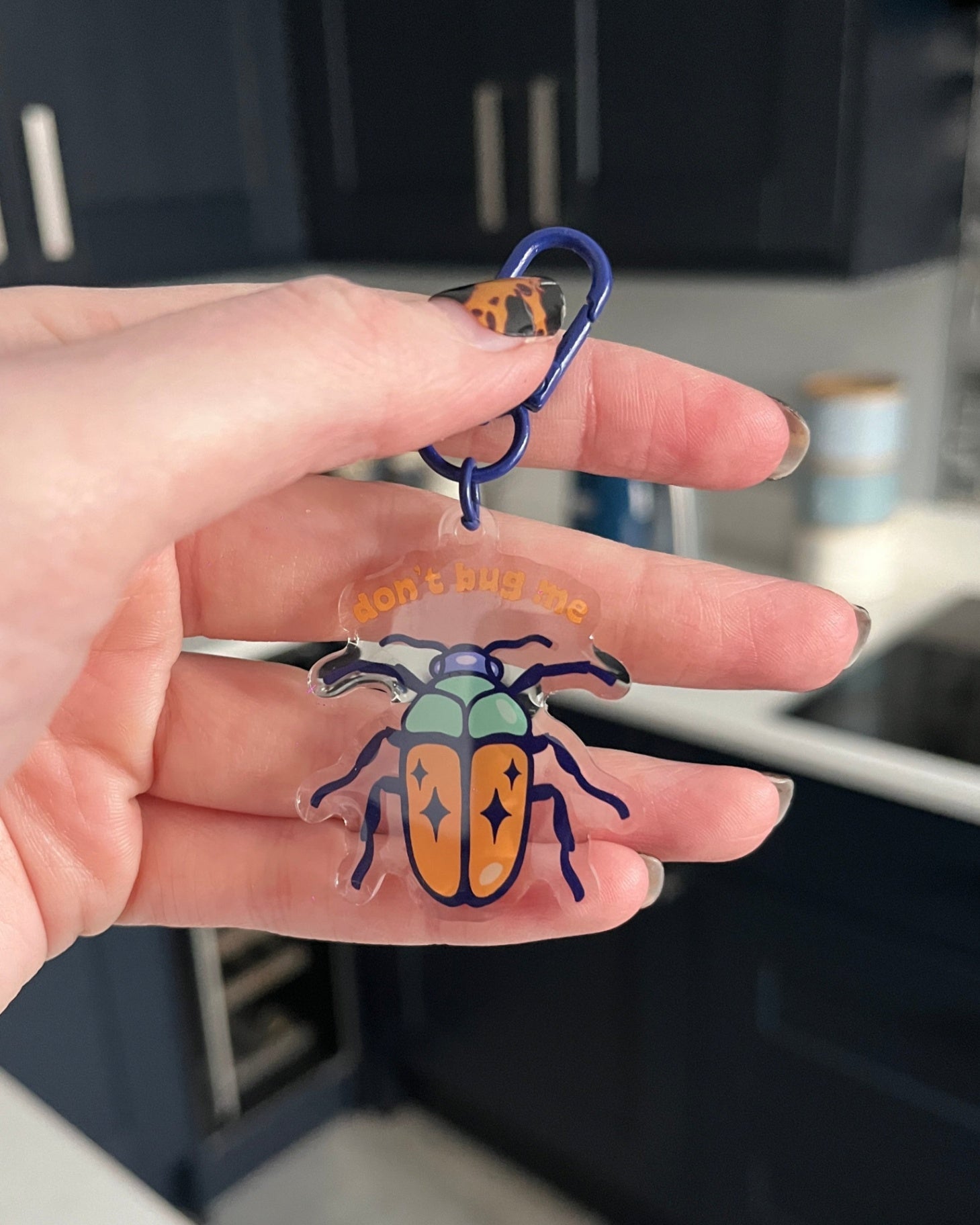 Don't Bug Me Beetle Keyring