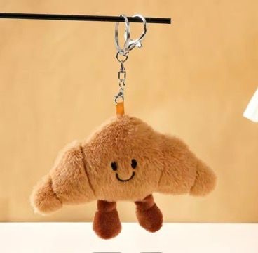 Croissant Plush Bag Charm