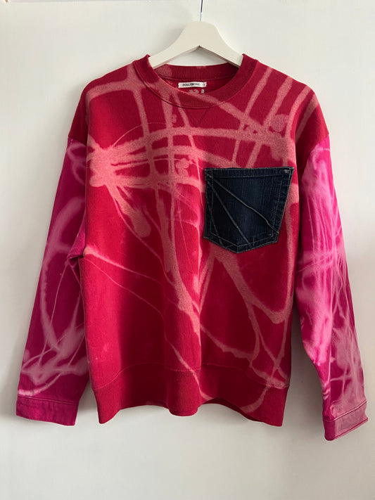 Bleach Die Red-Pink Sweatshirt