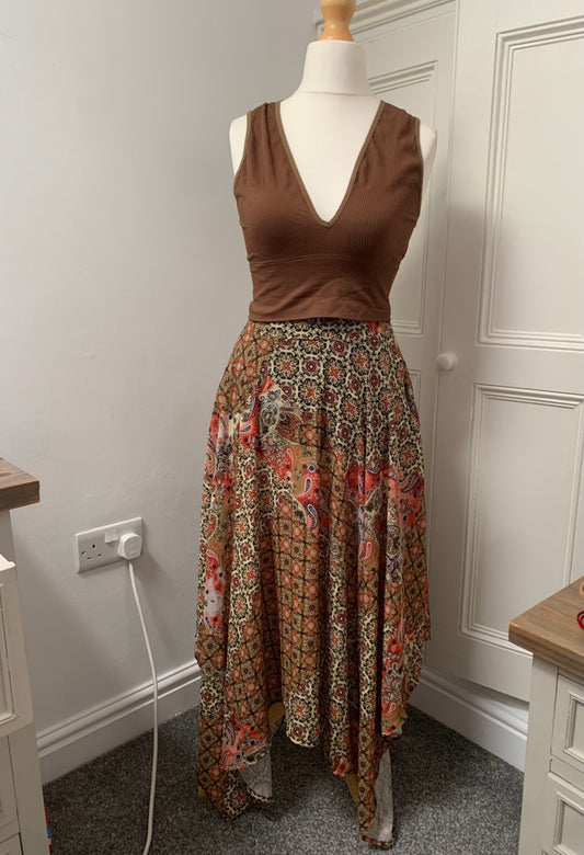 free people boho skirt 
