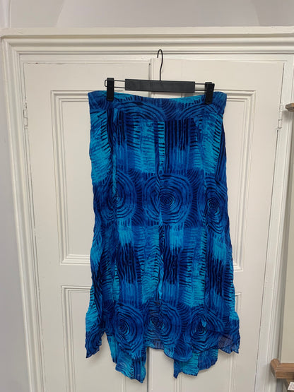 vintage blue skirt/trousers piece 