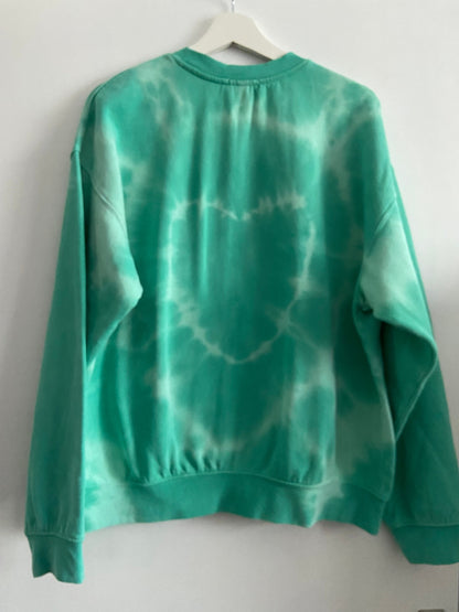 Mint Tie-Dye Clown Sweatshirt