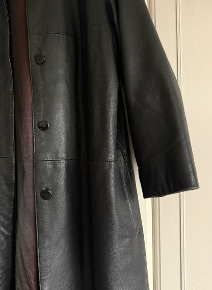Vintage Black Leather Milan Jacket
