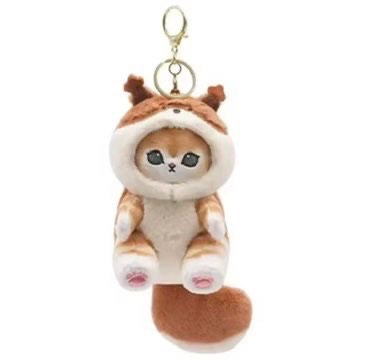 Mofusand raccoon bag charm