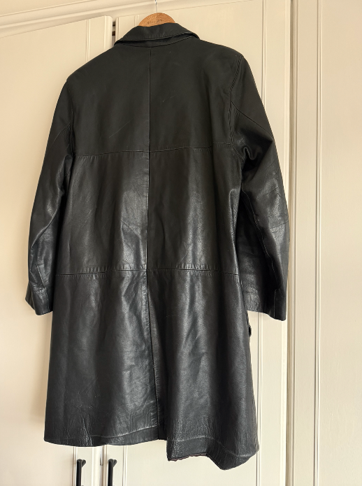 Vintage Black Leather Milan Jacket