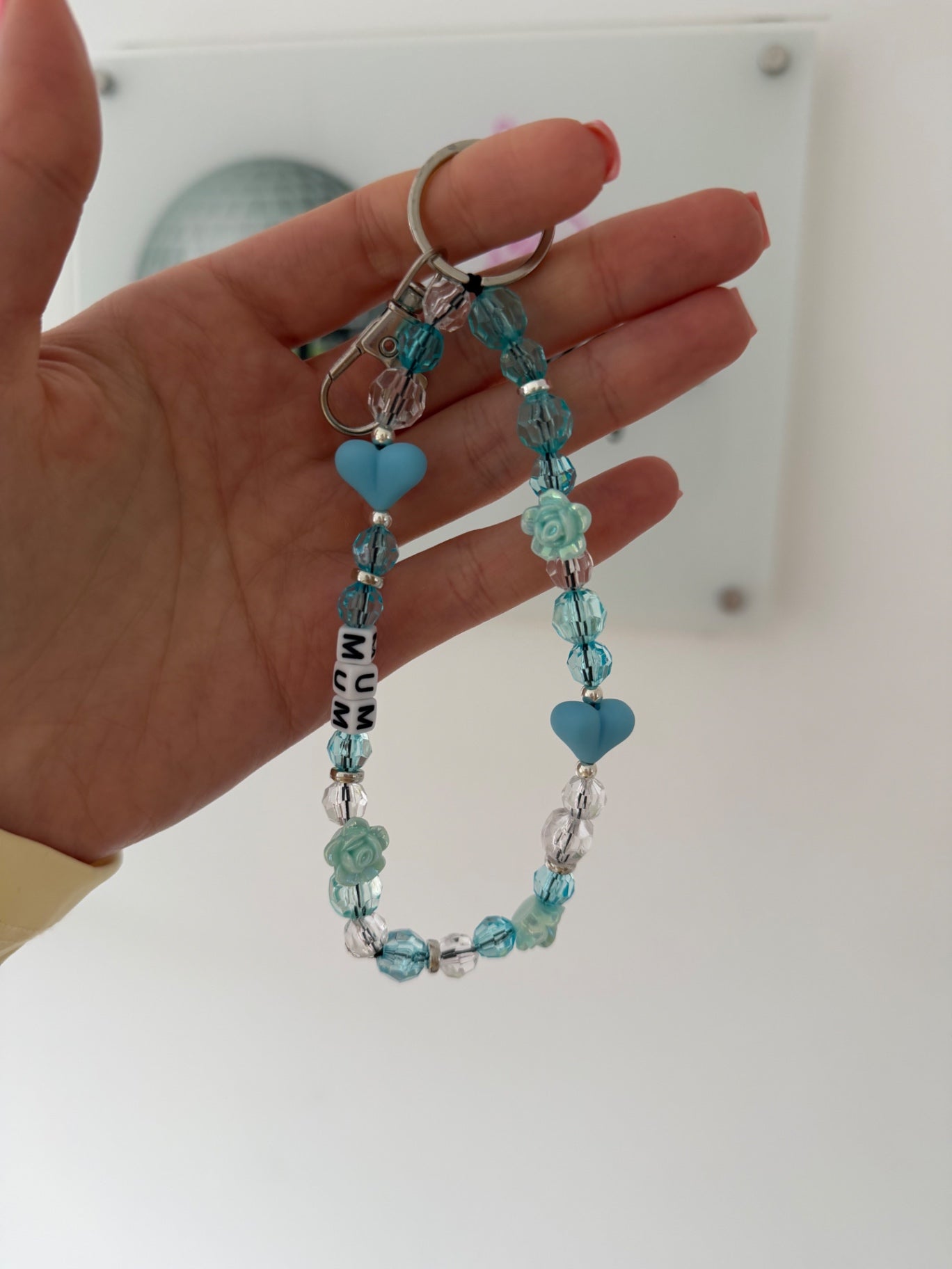 Mother’s Day Keyring - blue 