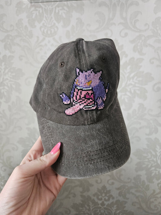 Brown Vmax Gengar Pokemon TCG cap