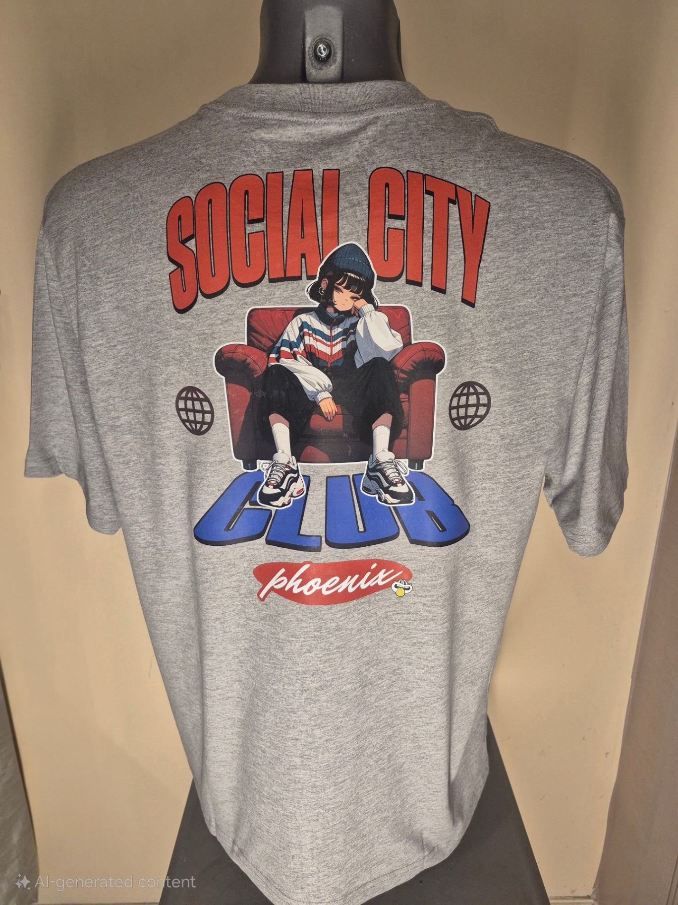 Social City Club. Chill chair. Grey M 