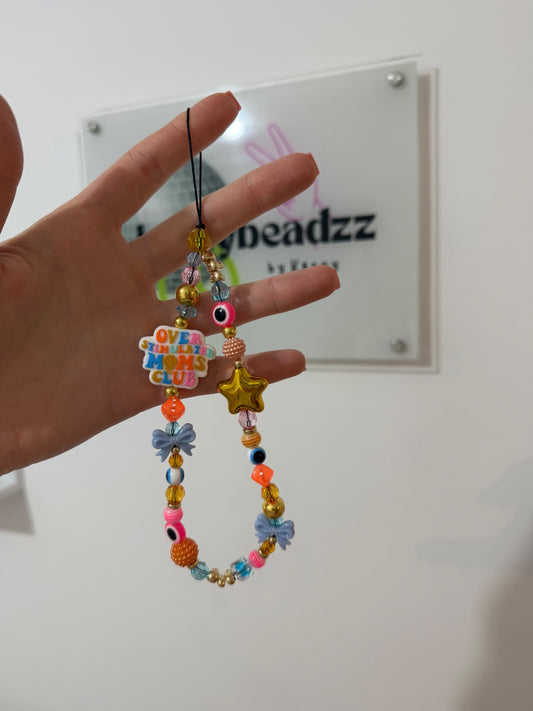 ‘Overstimulated mum club’ phone charm
