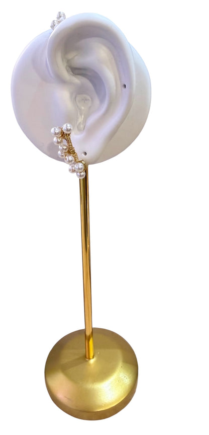 Pearl Warp Ear Cuff
