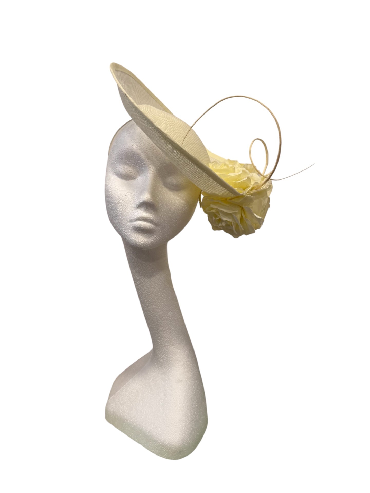 Nightfall Disc Headpiece – Ivory Bloom 🤍
