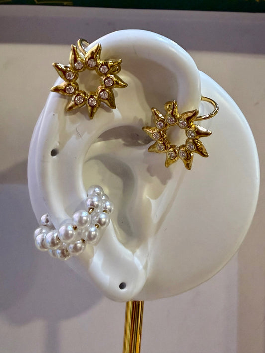 Single Pearl Ear Cuff