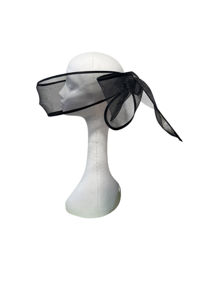 Black Moonrise Halo Fascinator Headpiece