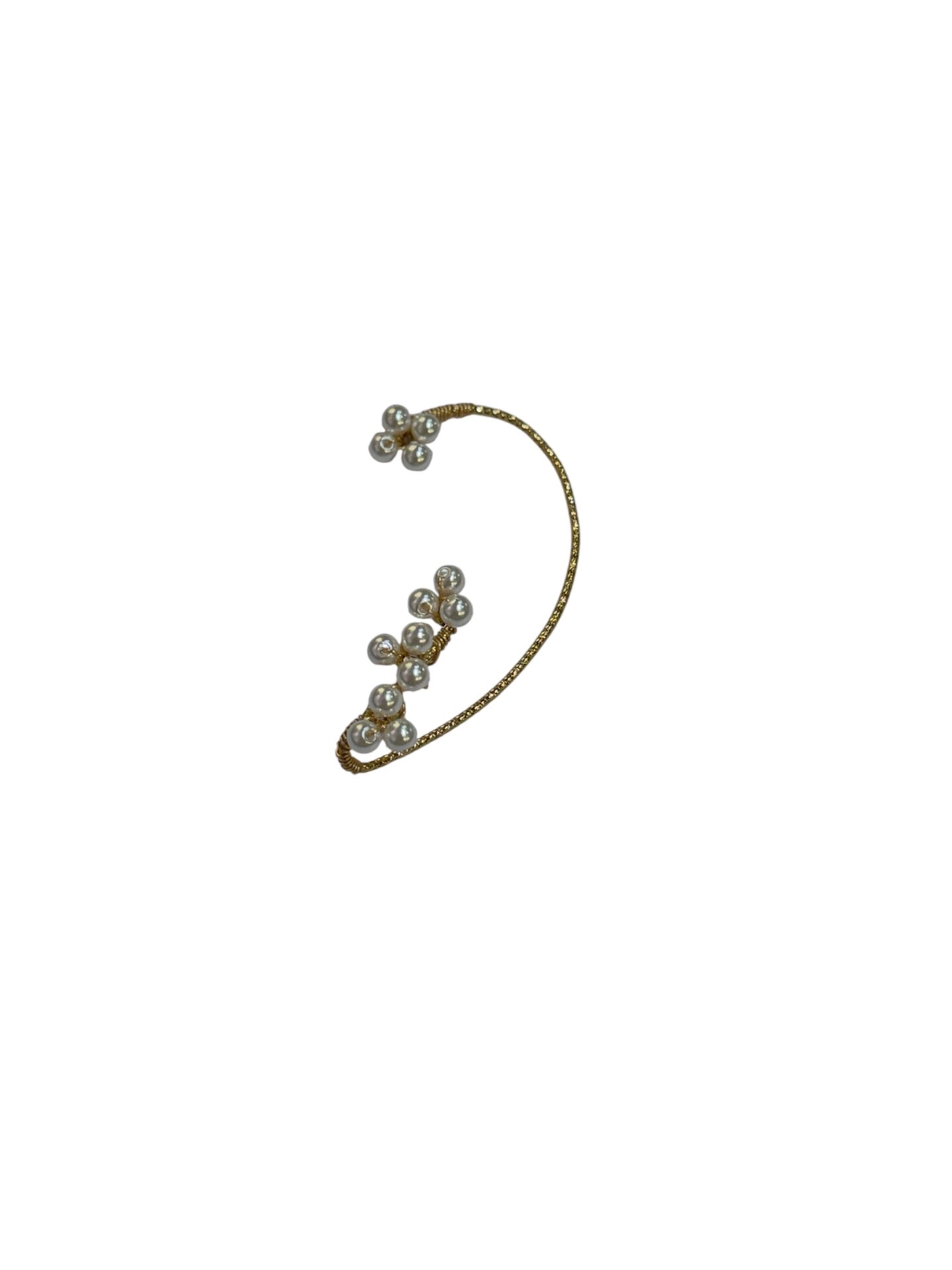 Pearl Warp Ear Cuff