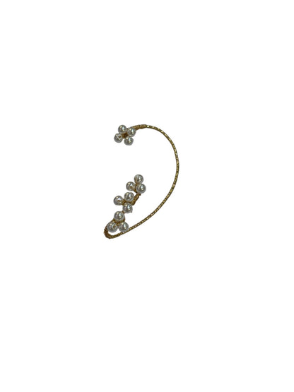 Pearl Warp Ear Cuff