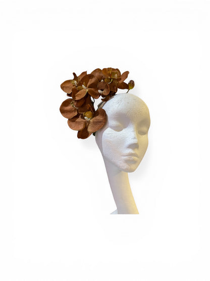 Orchid Headpiece Nude Dusk