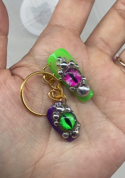 Handmade Dragon Eyes KeyChain