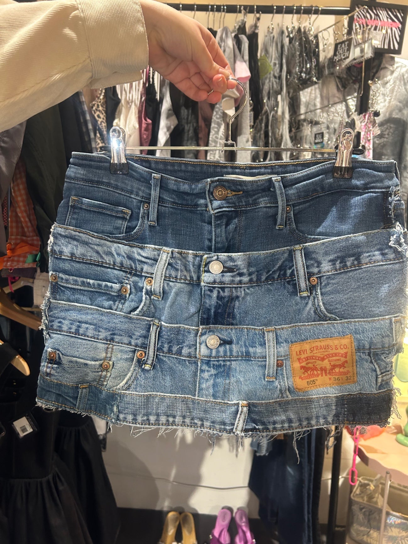 Upcycled skirt