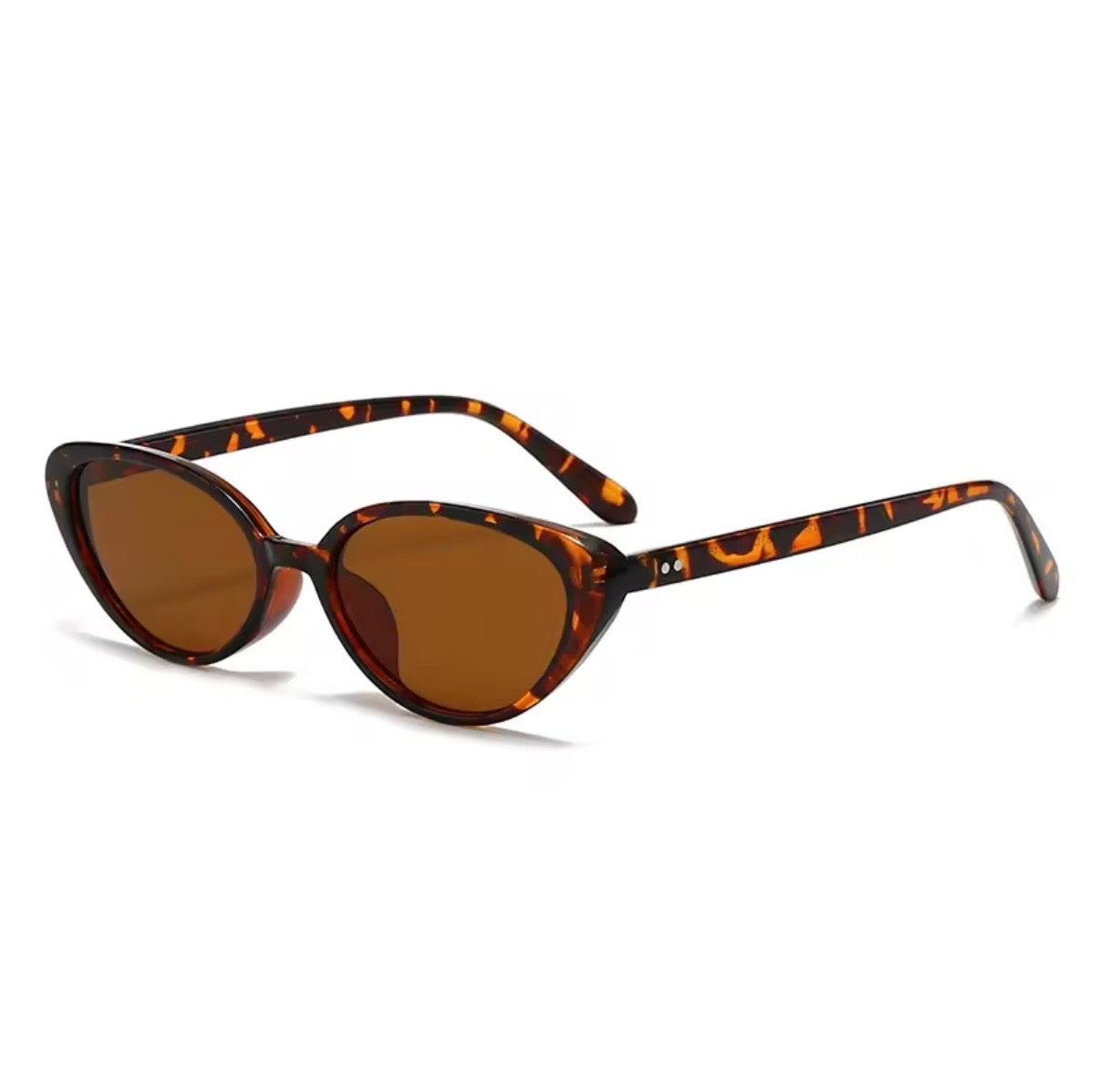 Mini Cat Eye Sunglasses Leopard