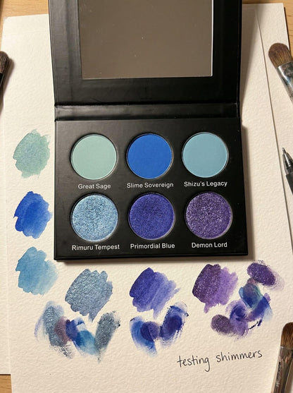 Reincarnated as a Slime Inspired Rimiru Eyeshadow Palette