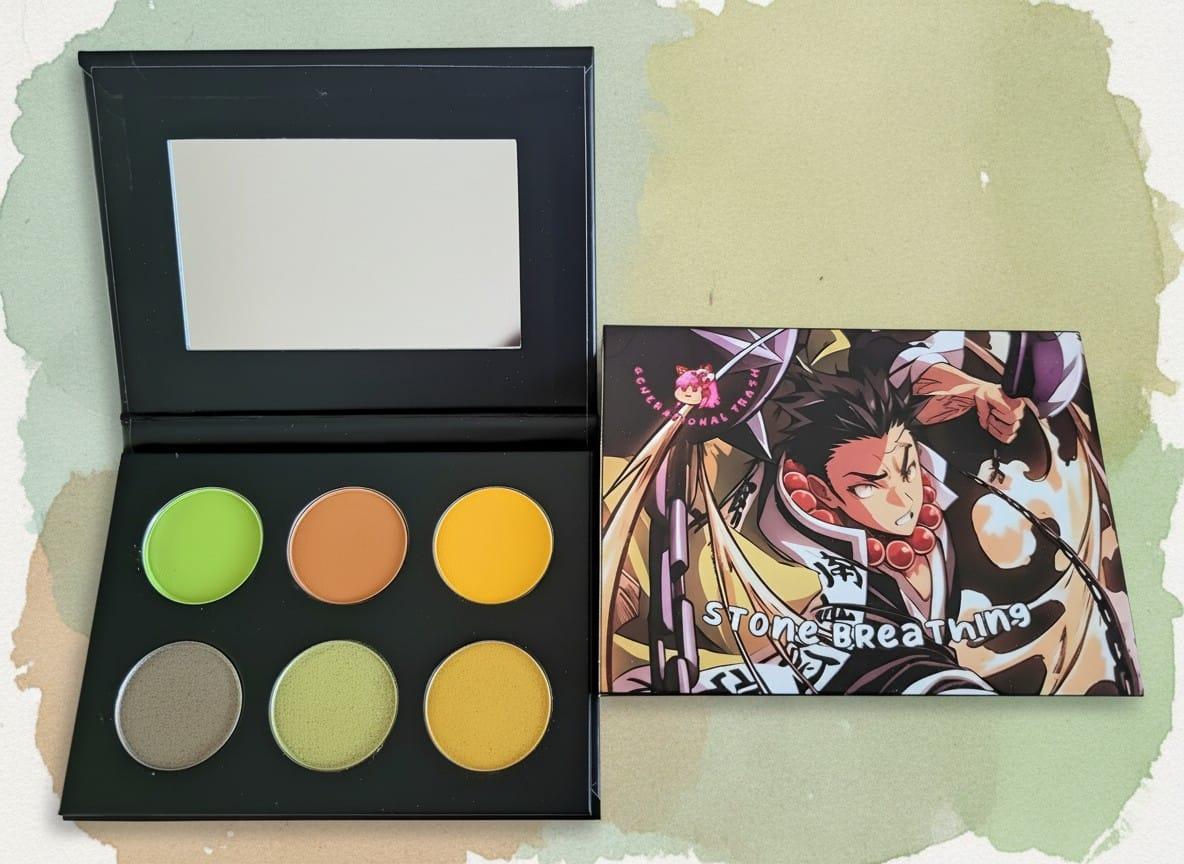 Demon Slayer Gyomei Himejima Stone Breathing Eyeshadow Palette