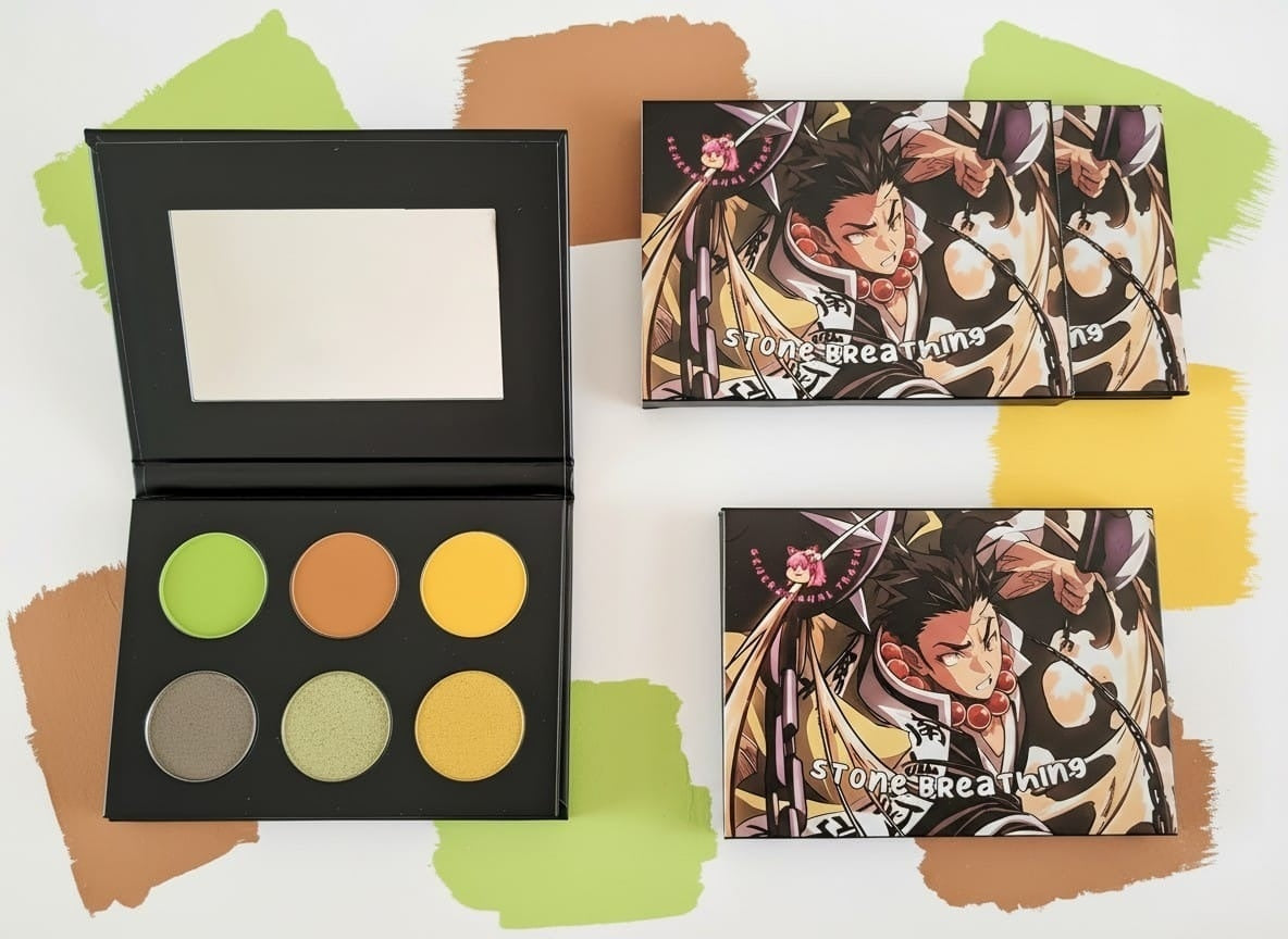 Demon Slayer Gyomei Himejima Stone Breathing Eyeshadow Palette