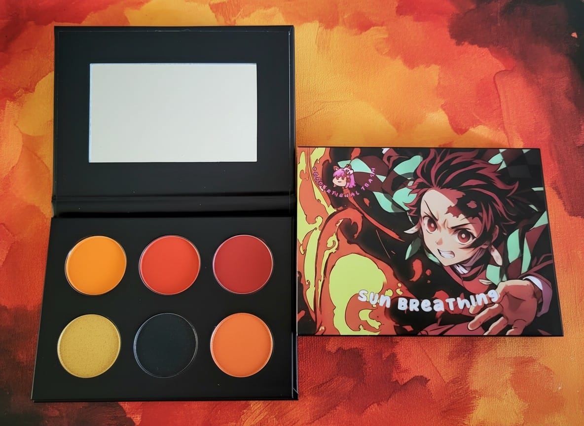 Demon Slayer Tanjiro Kamado Sun Breathing Eyeshadow Palette