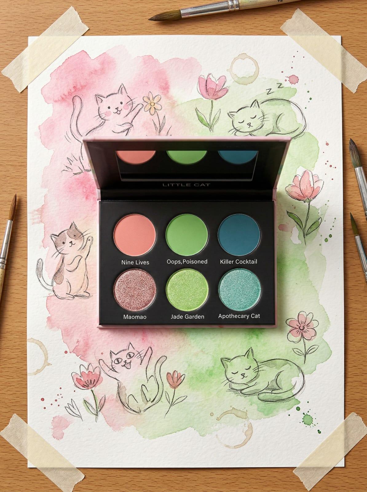 Apothecary Diaries Inspired Maomao Eyeshadow Palette