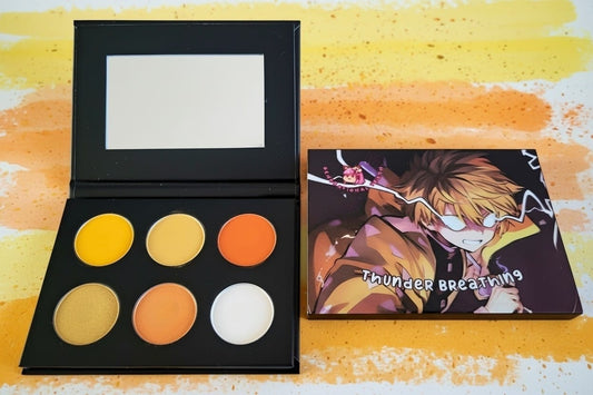 Demon Slayer Zenitsu Agatsuma Thunder Breathing Eyeshadow Palette